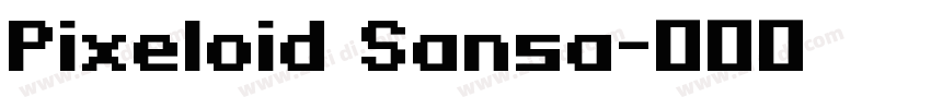Pixeloid Sansa字体转换